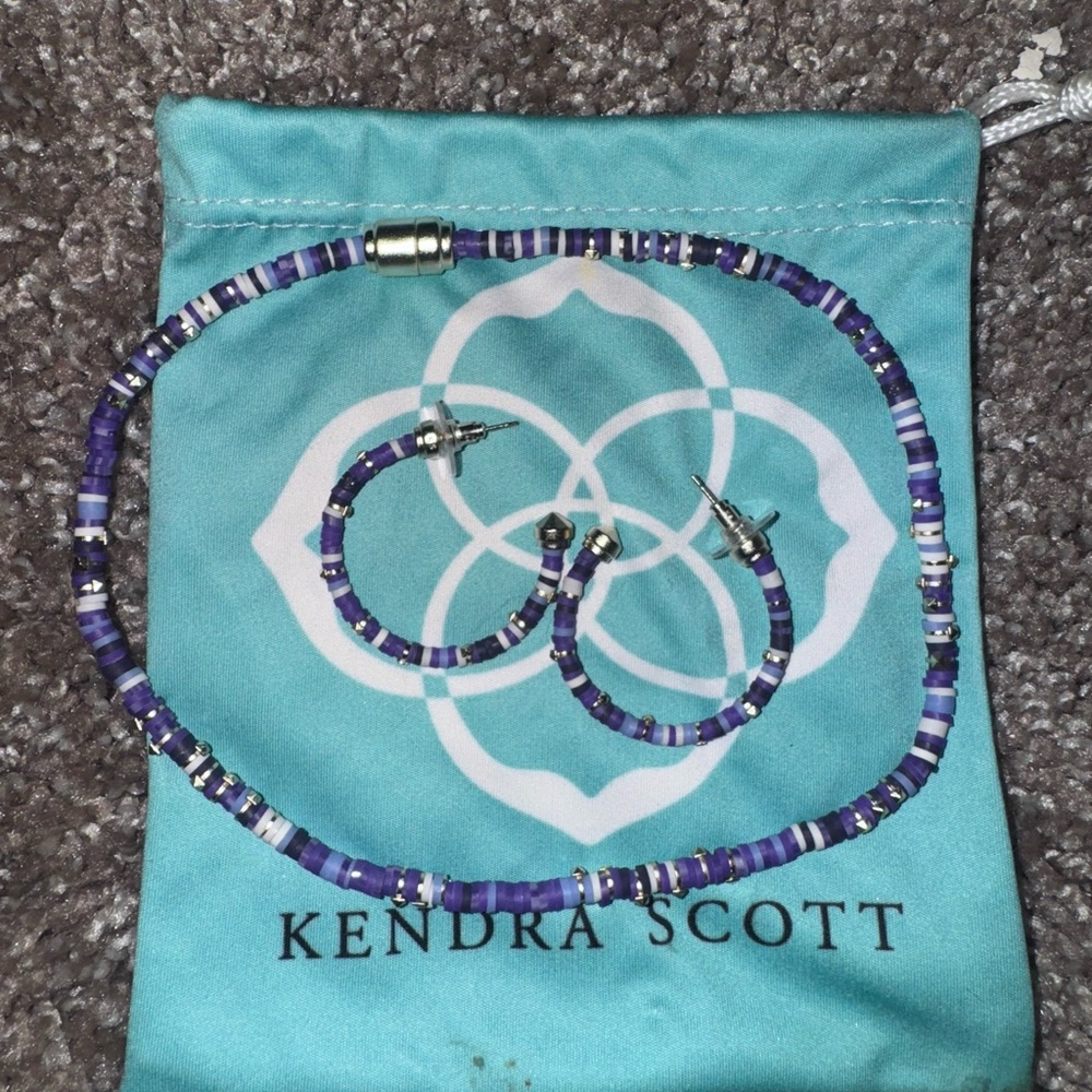 Kendra Scott Purple Jewelry Set